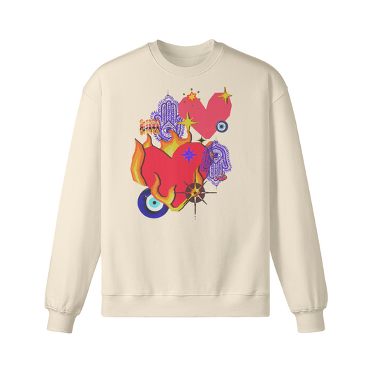 Heart Fire Crewneck